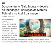 Moleque Mateiro no Ateliê da Imagem com o doc Belo Monte, depois da inundação